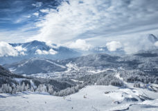 Blick von Rosshuette auf Seefeld